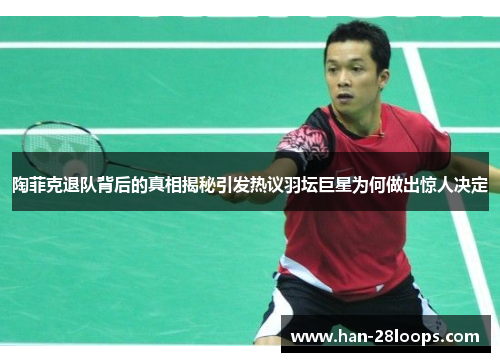 陶菲克退队背后的真相揭秘引发热议羽坛巨星为何做出惊人决定