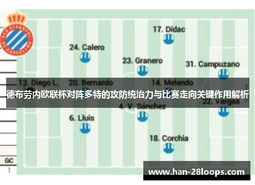德布劳内欧联杯对阵多特的攻防统治力与比赛走向关键作用解析
